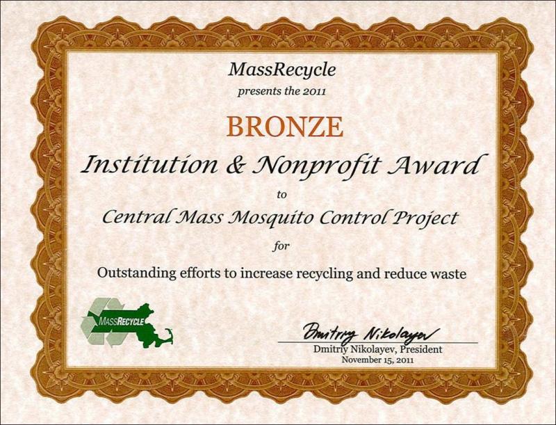 MassRecycle Bronze Award